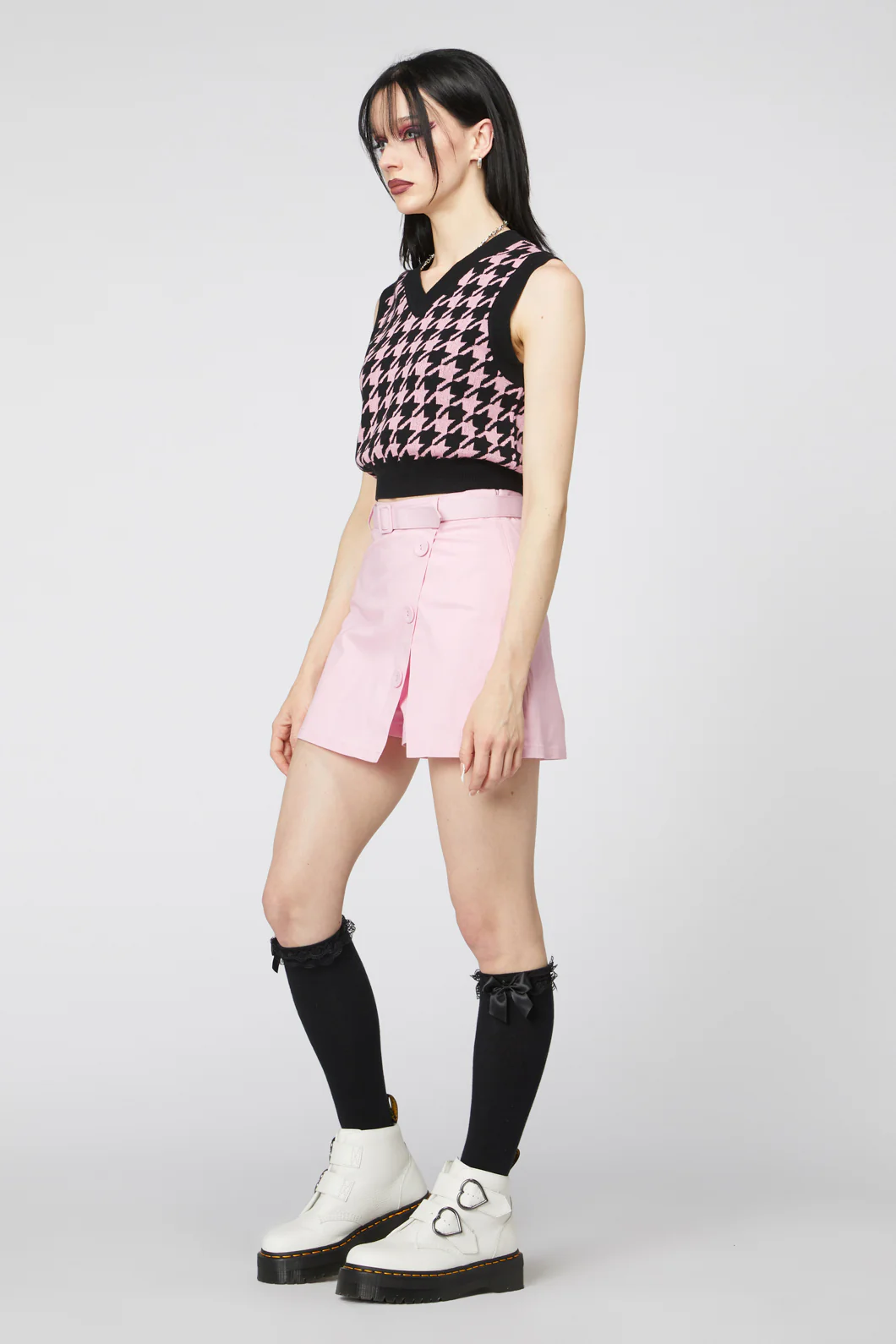 Bad Guy Belted Twill Skort - Image 8