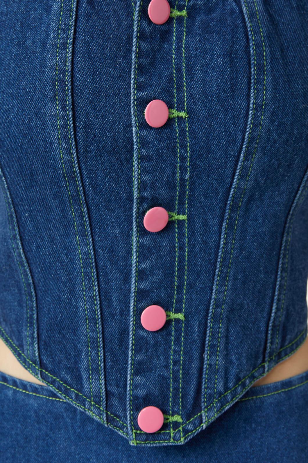 Bandit Denim Corset - Image 5