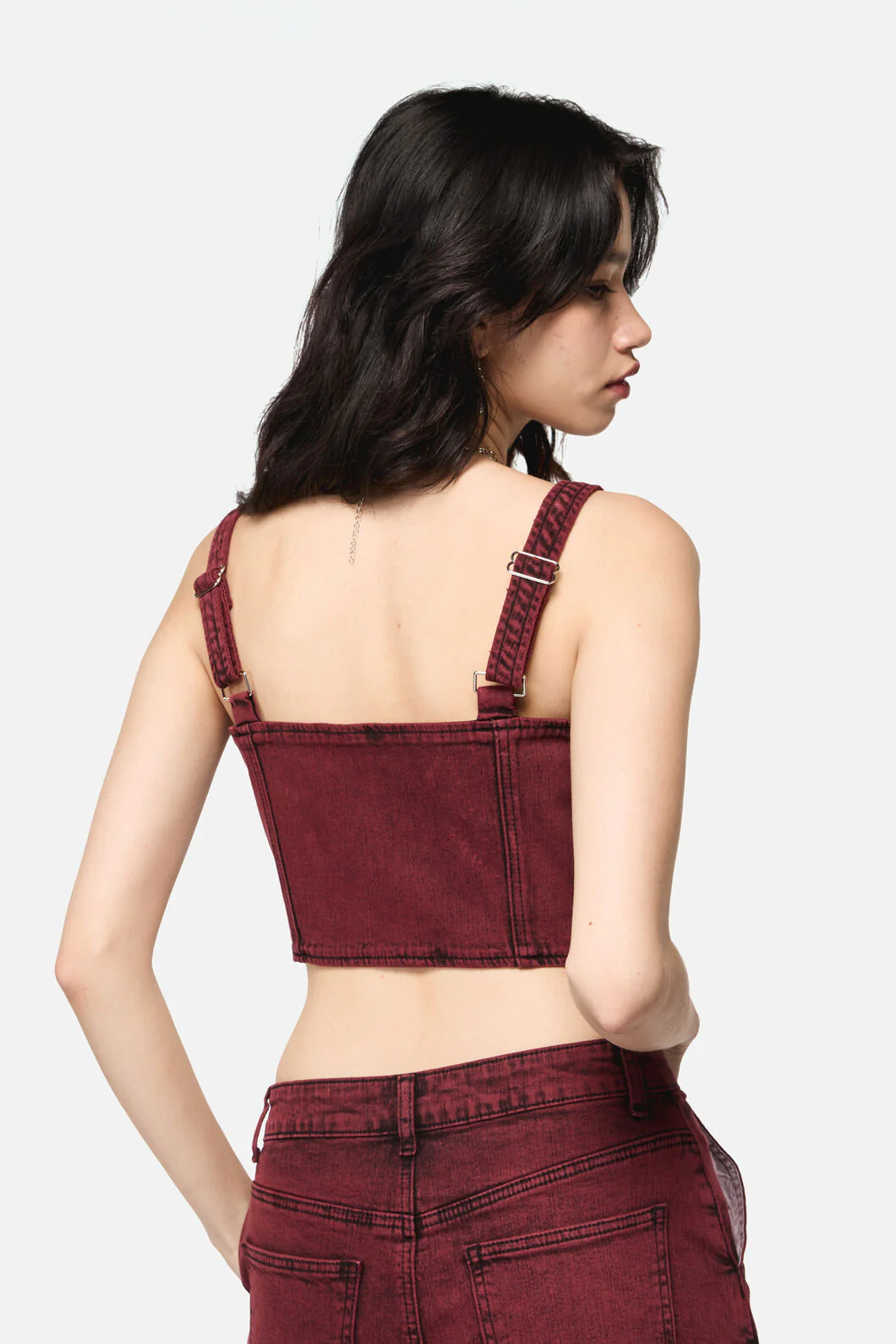Barb Denim Corset Top - Image 6