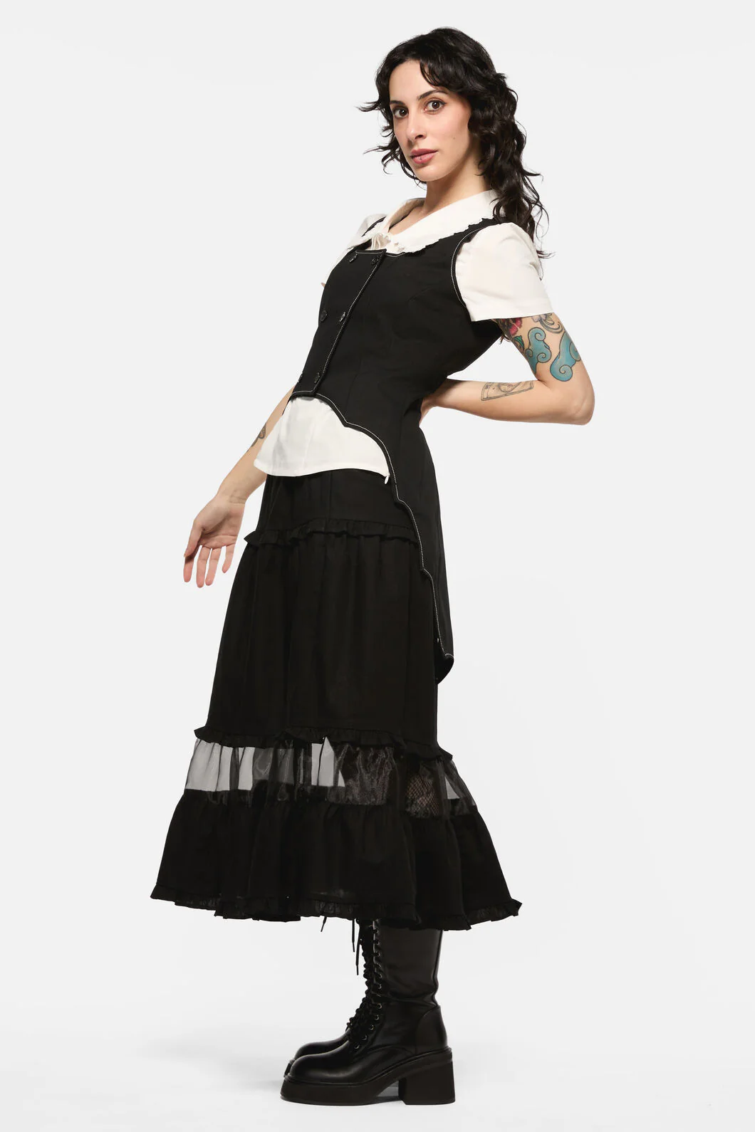 Bat Wing Tail Waist Coat - Image 6