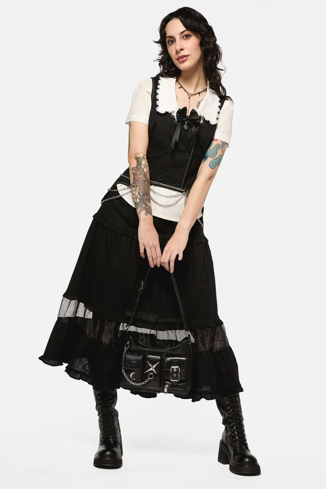 Bat Wing Tail Waist Coat - Image 7