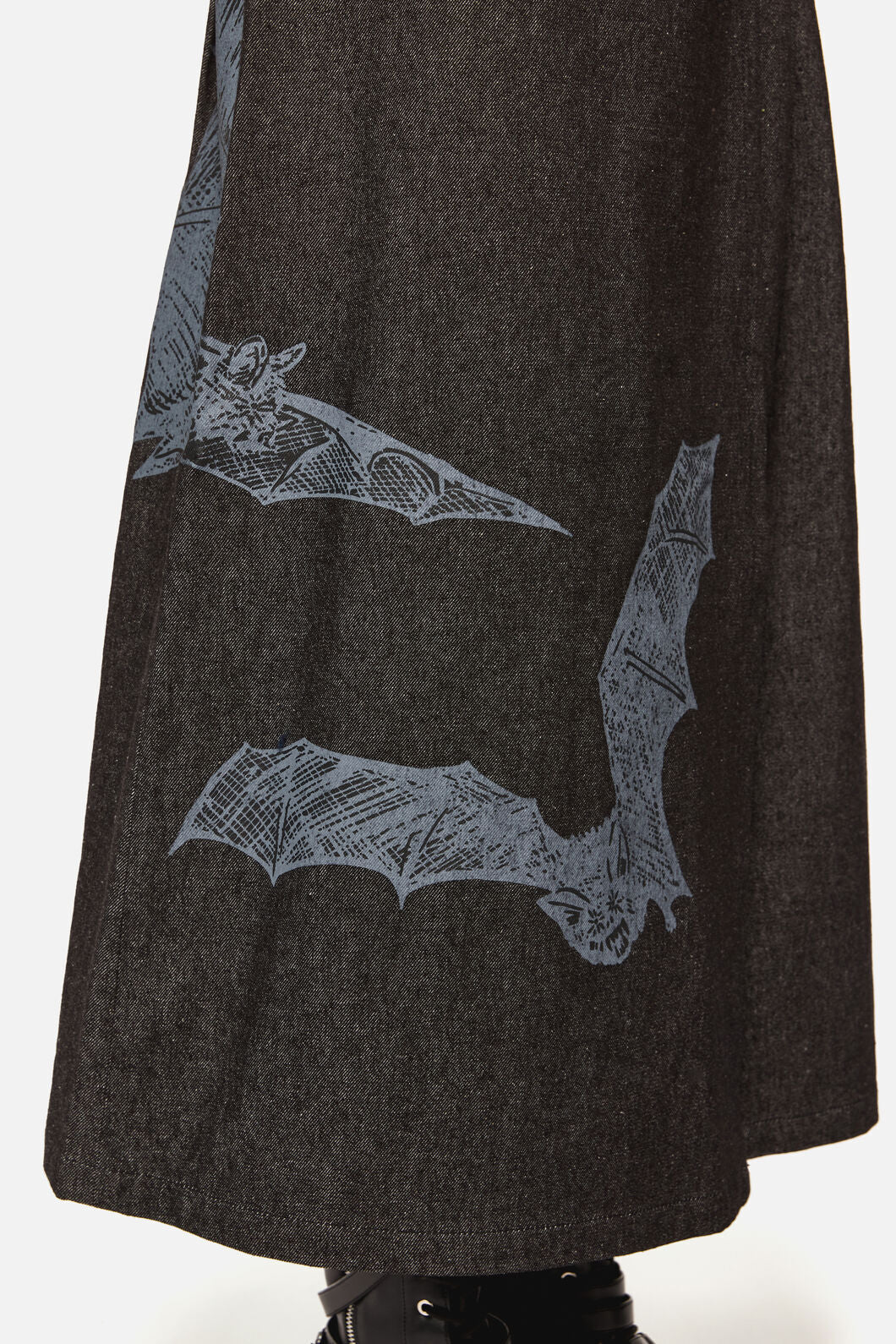Batz Denim Midi Pleated Skirt - Image 5
