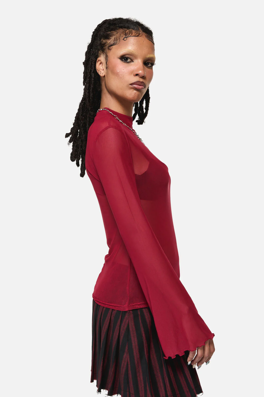 Batz Goth Mesh Top - Image 2