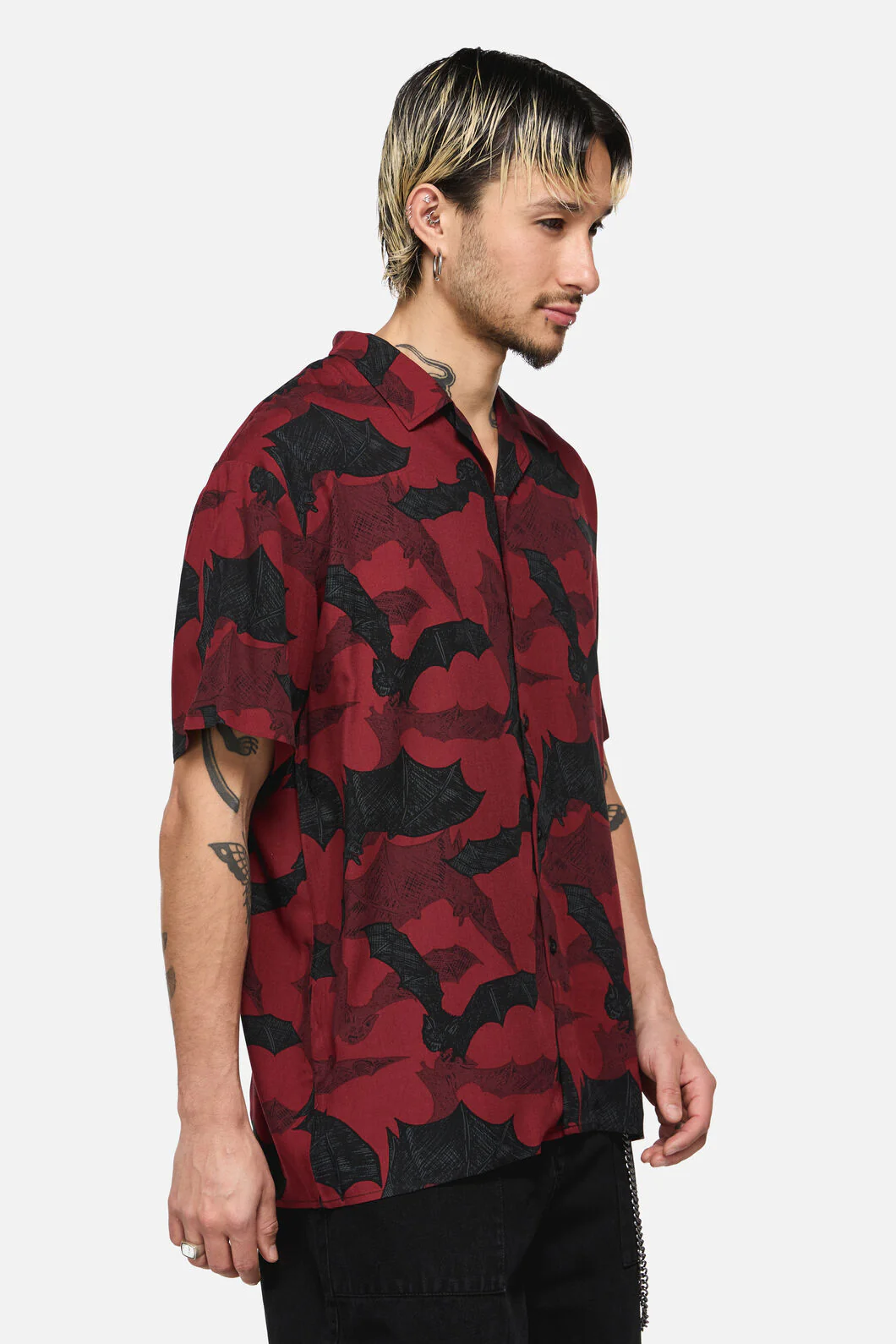 Batz Goth Short Sleeve Shirt - Image 3