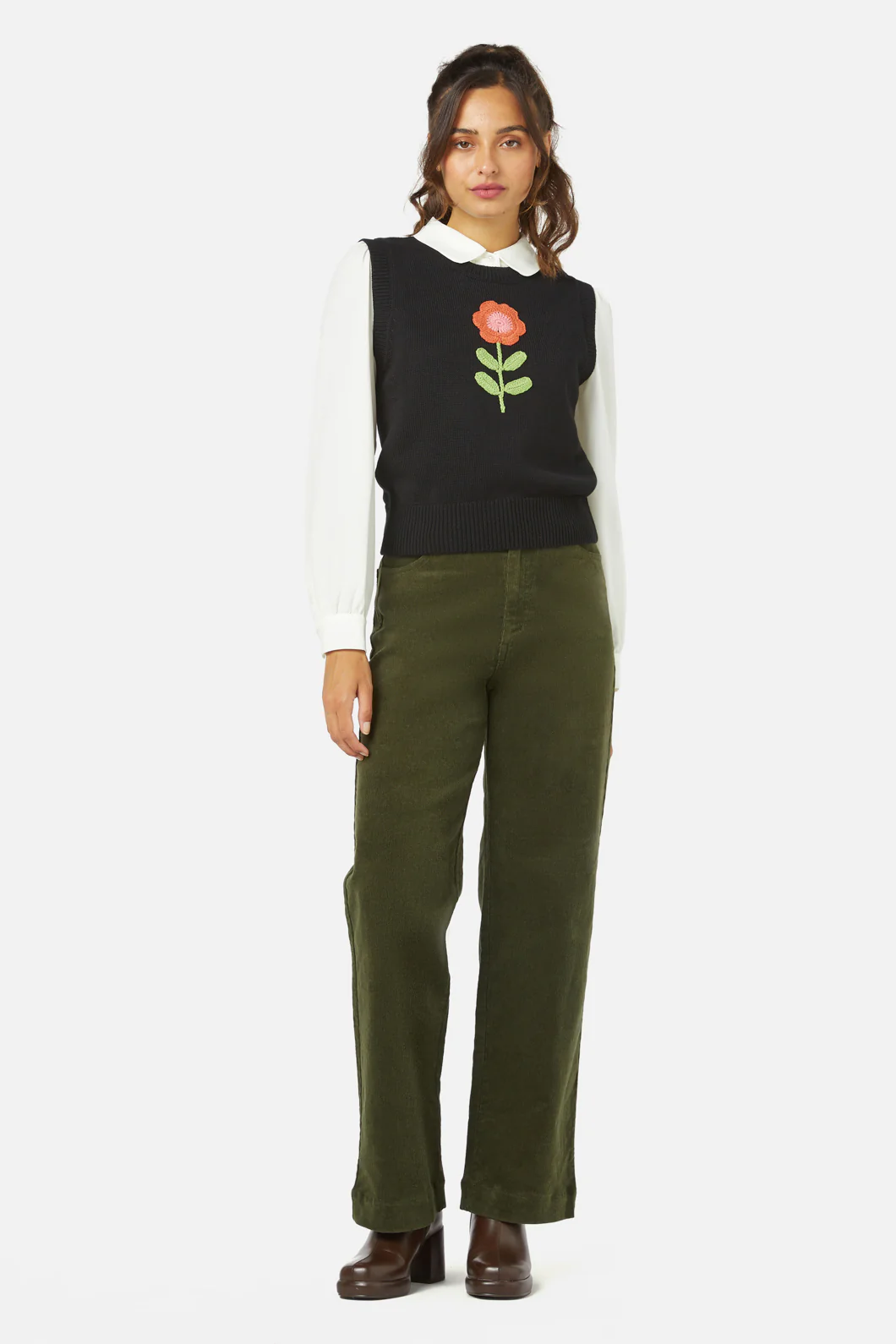 Belle Emb Knit Vest - Image 2