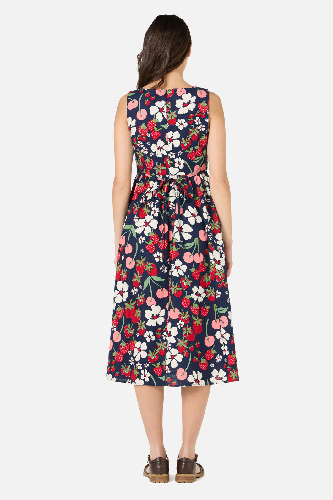 Berries N Cream Midi Dress - Image 4