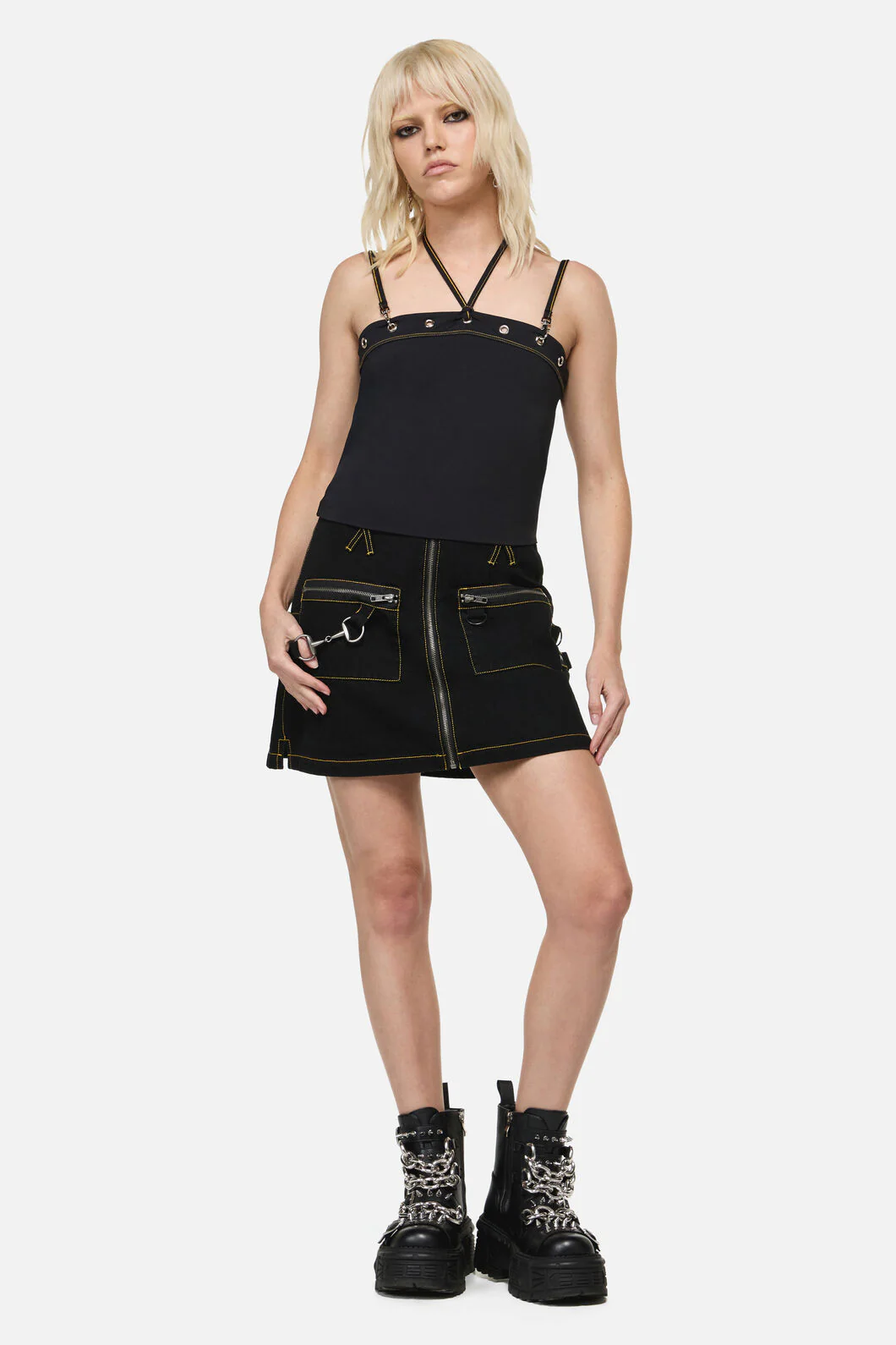 Biter Punk Eyelet Tank Top - Image 7