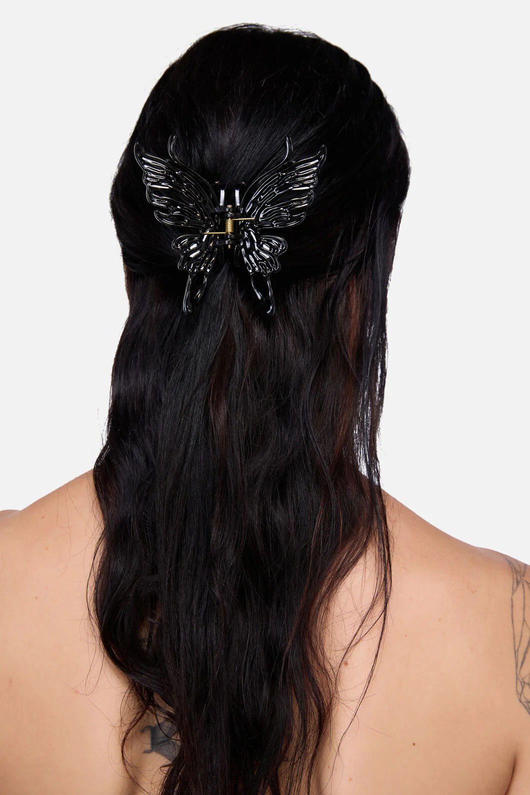 Black Butterfly Claw Clip