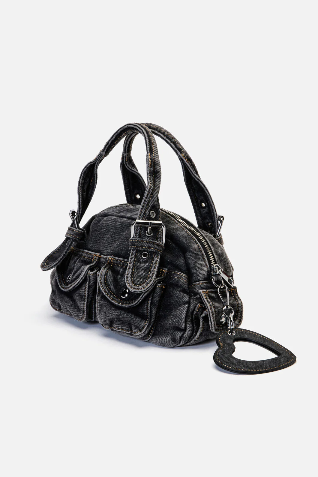 Black Denim Bag - Image 6