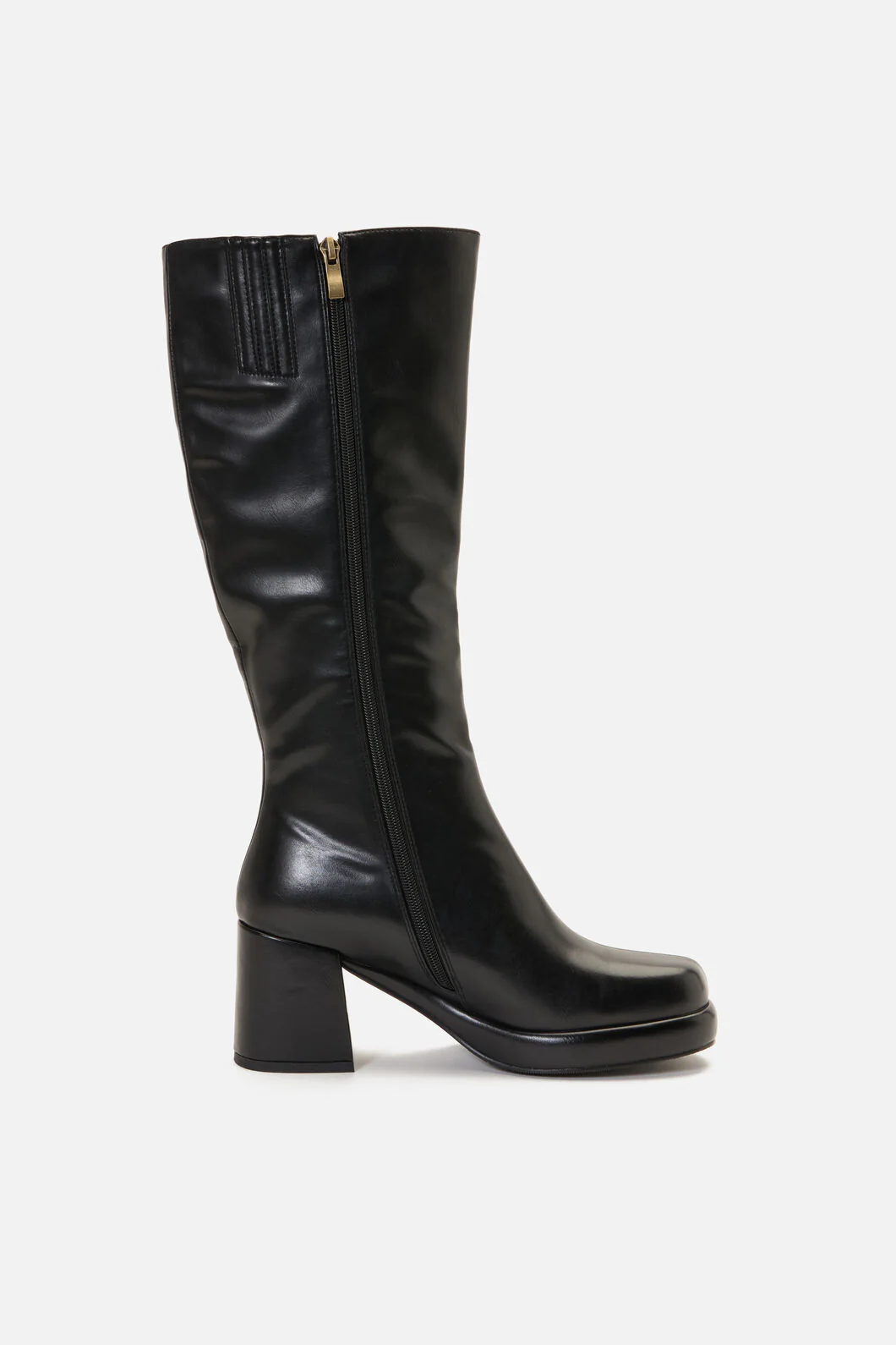 Black Knee High Boot - Image 3