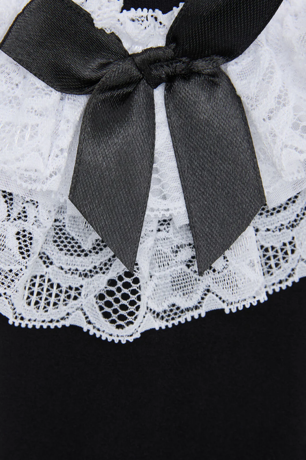Black Lacey Long Socks - Image 2