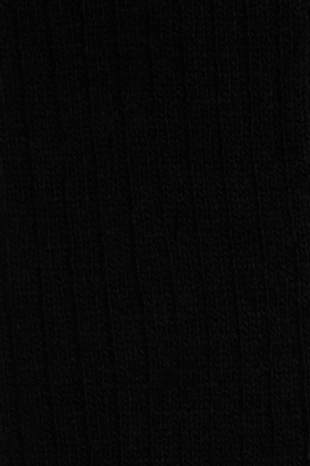 Black Long Rib Sock - Image 2