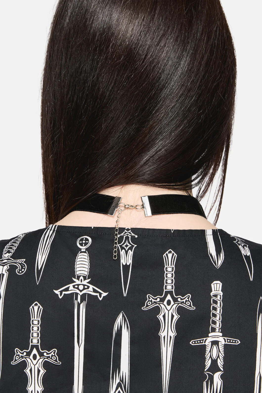 Black Velvet Charm Choker - Image 3