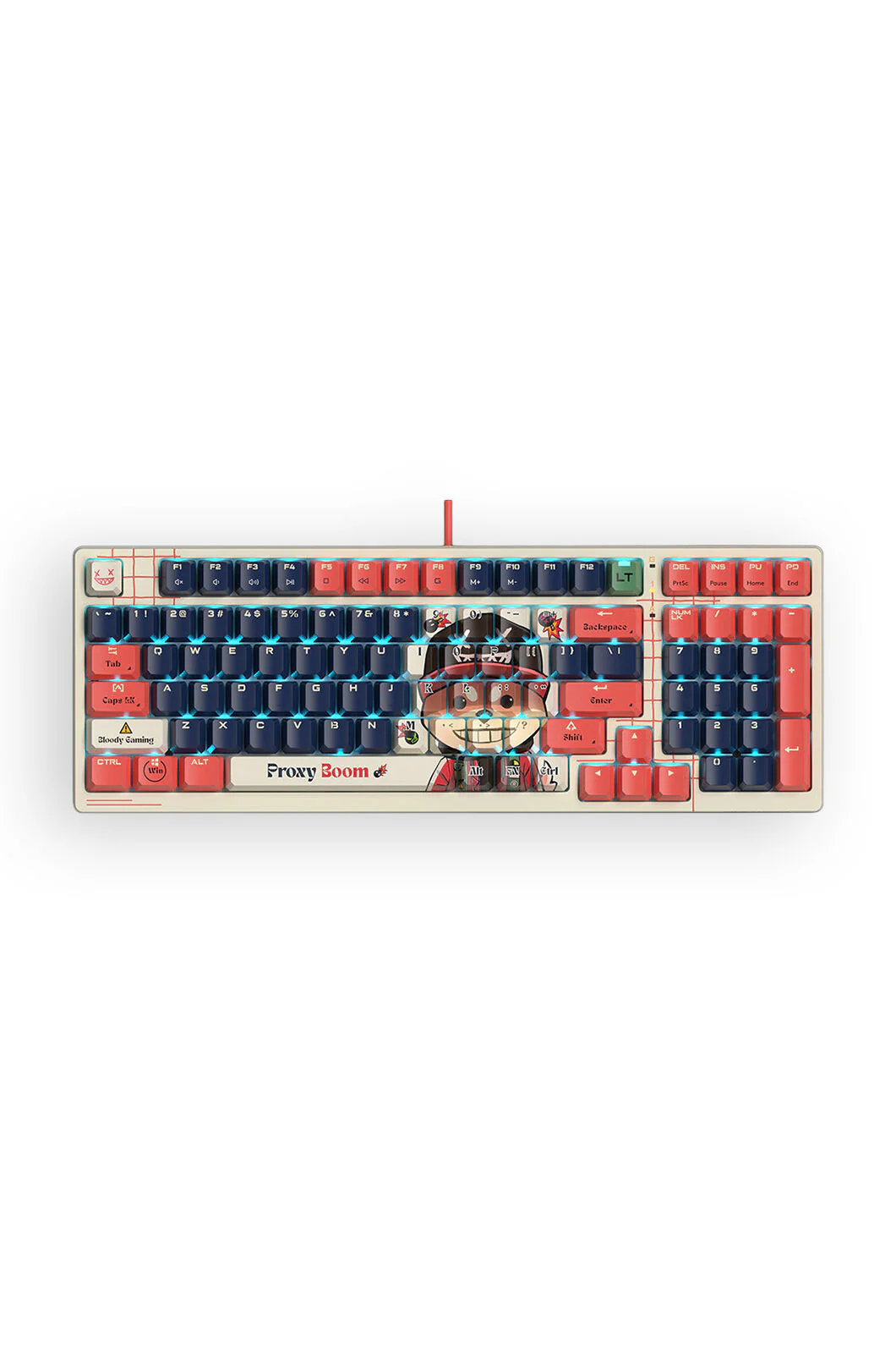 Bloody AT98 Proxy Boom 98 Keys Optical Switch Adjustable Actuation Mechanical Keyboard