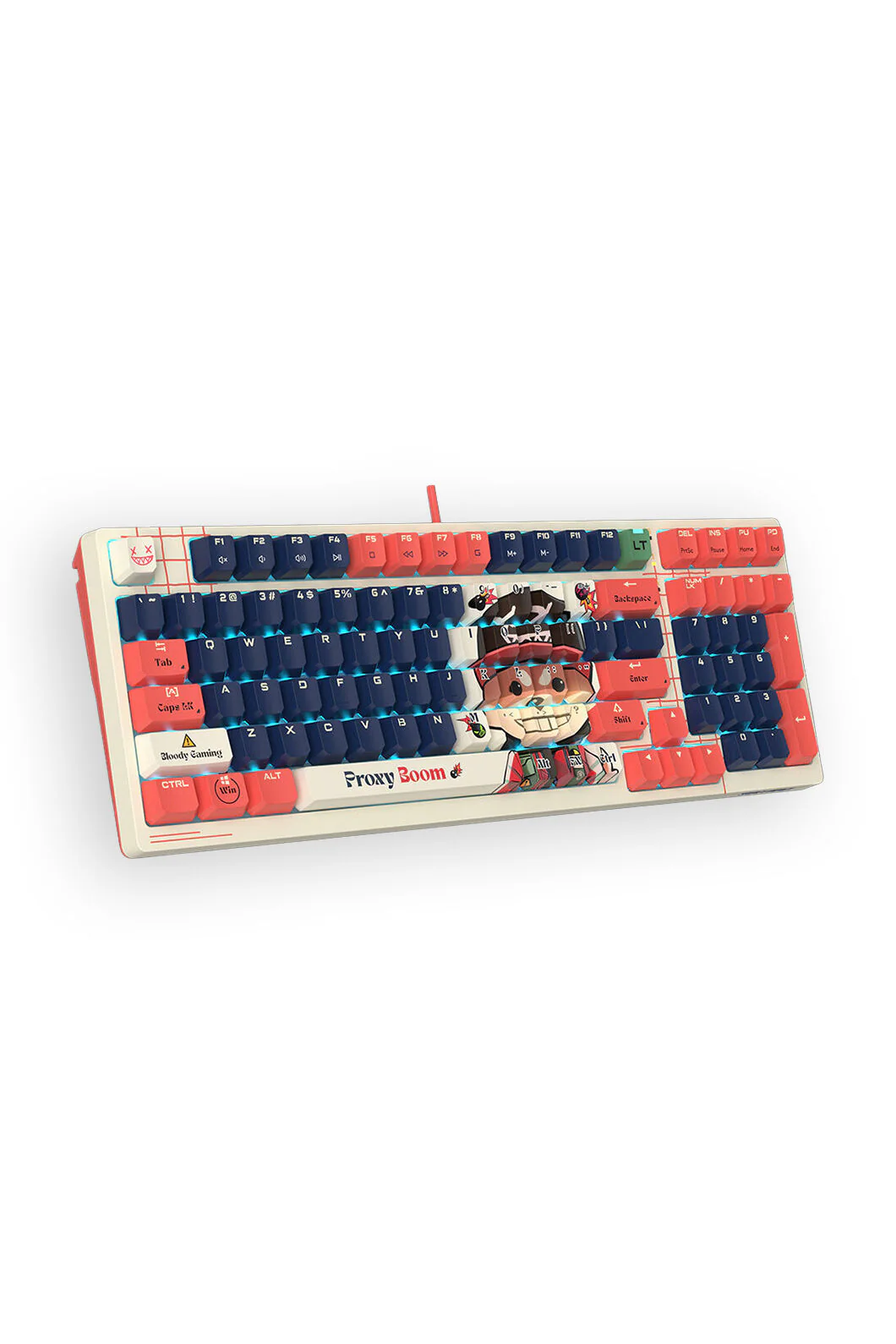 Bloody AT98 Proxy Boom 98 Keys Optical Switch Adjustable Actuation Mechanical Keyboard - Image 3
