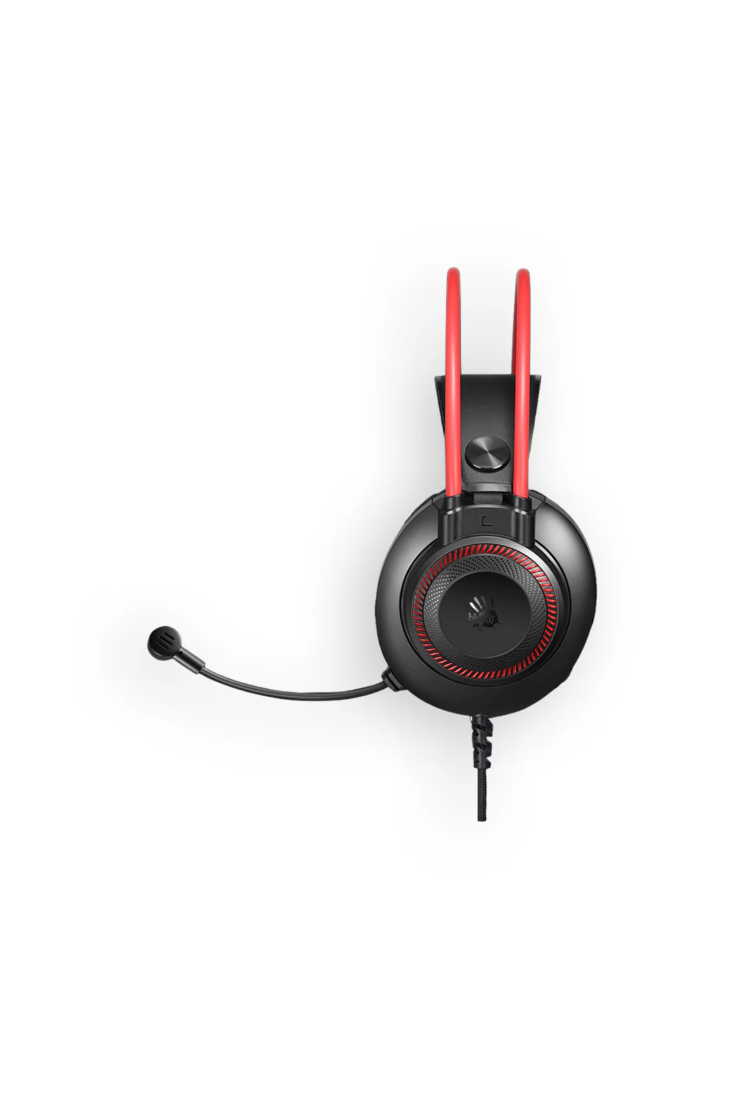 Bloody G200S Neon Black Red USB Wired Over-Ear Immersive LED Gaming Headphones - Image 4
