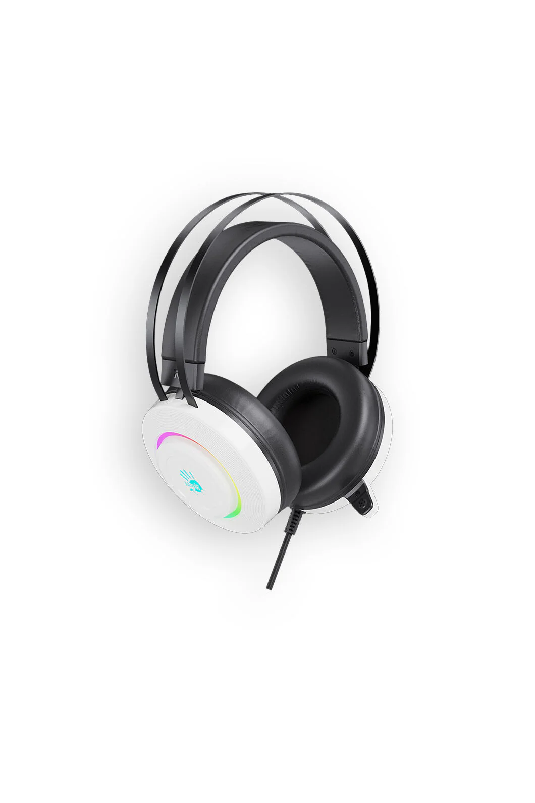 Bloody G521 White Over-Ear Virtual 7.1 USB Wired Gaming Headset - Image 2