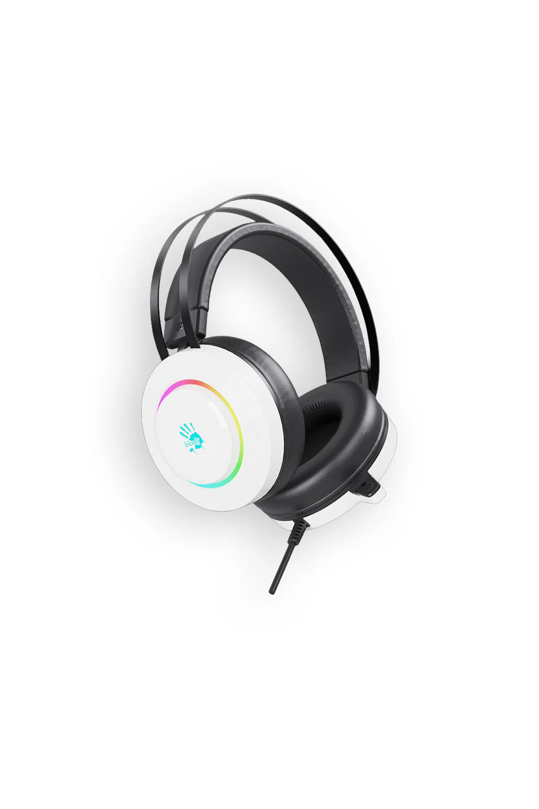 Bloody G521 White Over-Ear Virtual 7.1 USB Wired Gaming Headset - Image 3