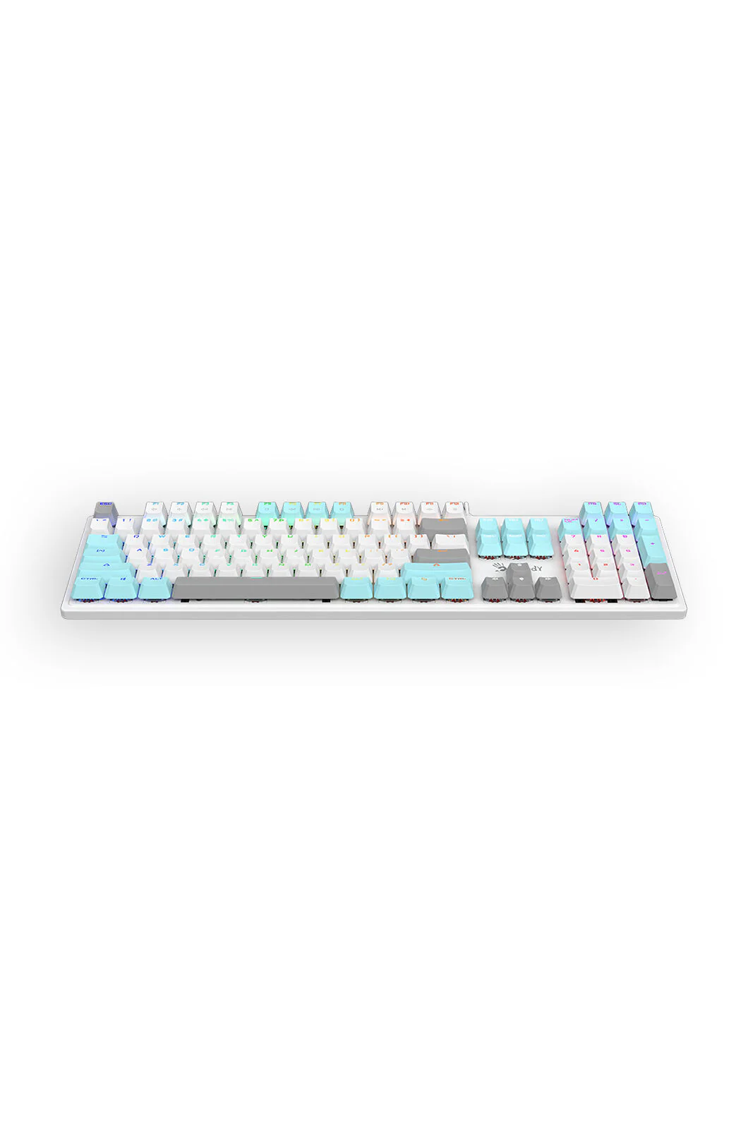 Bloody S520N BLMS Icy White Full-Size High-Speed RGB Gaming Keyboard - Image 4
