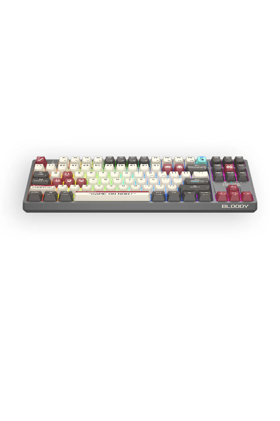 Bloody WS87 Pixels Red TKL Dual Core Wireless Mechanical Keyboard - Image 5