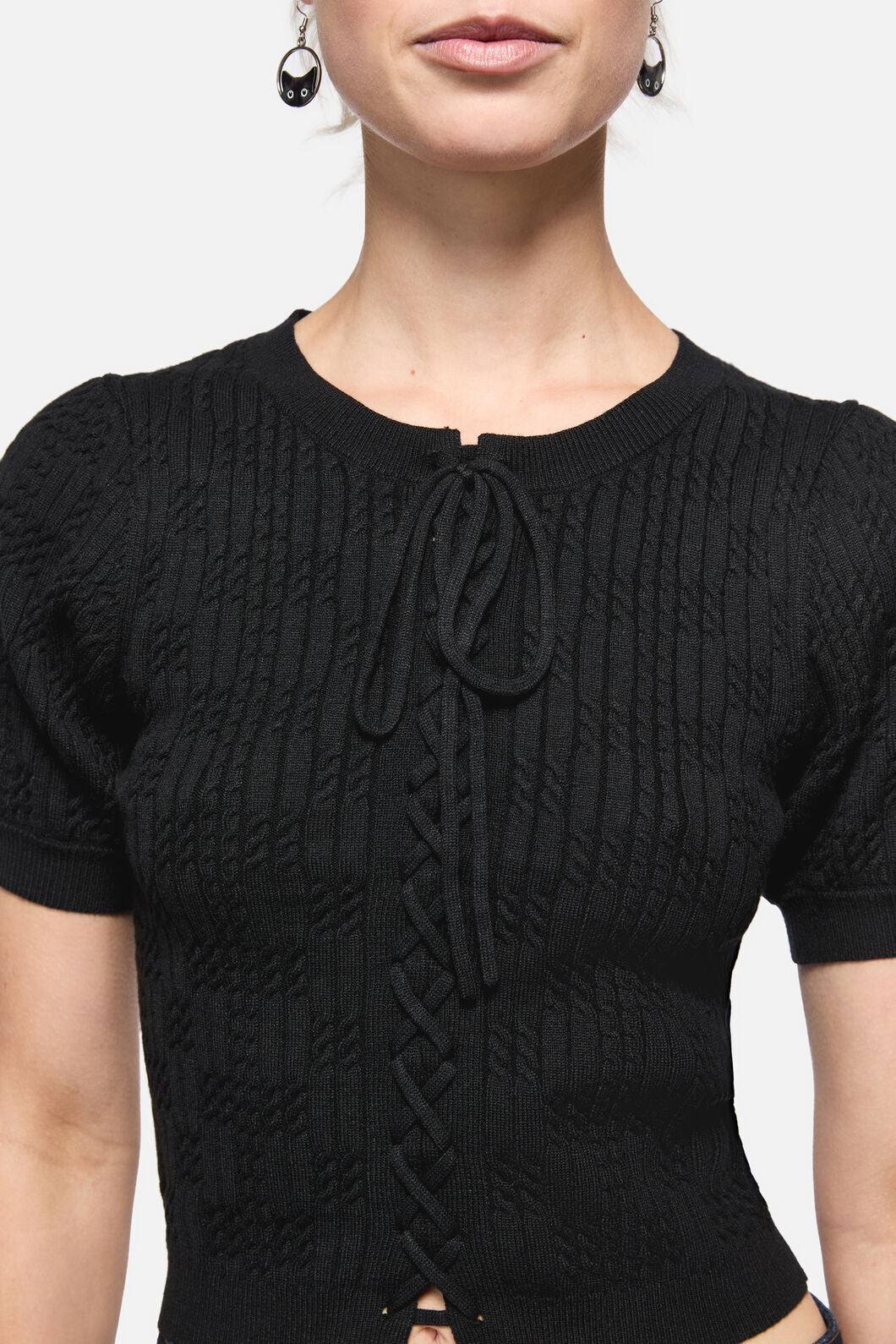 Blooming Tie Knit Cardi - Image 4