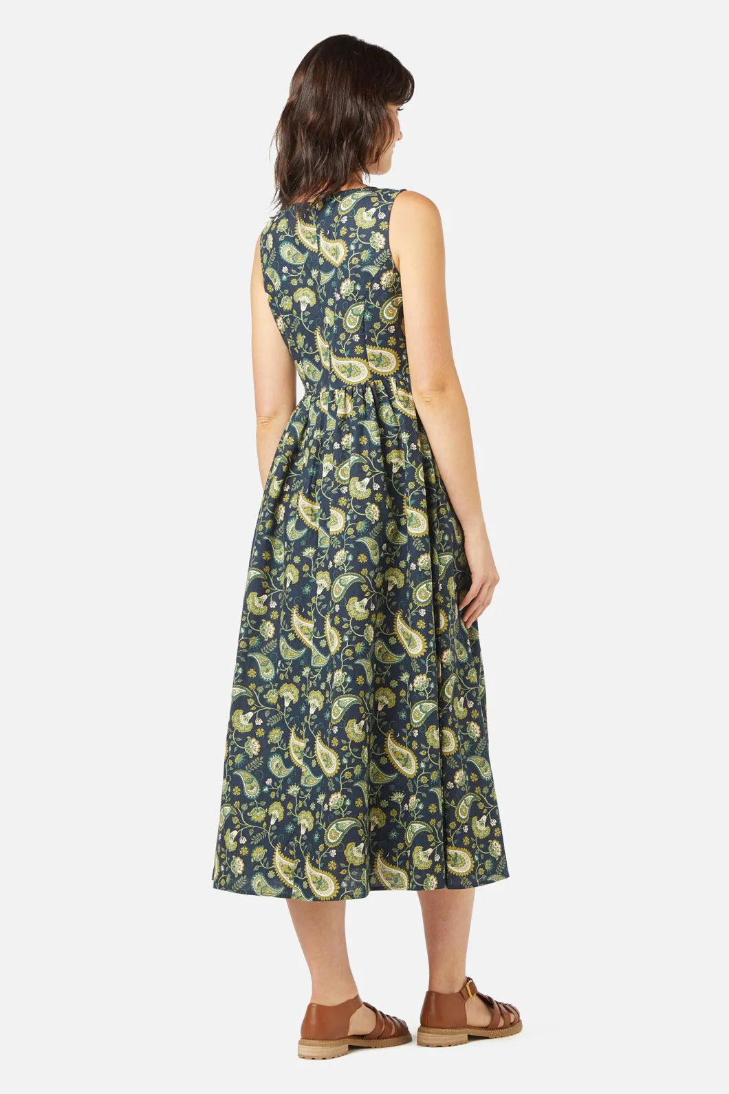Boho Paisley Midi Dress - Image 7