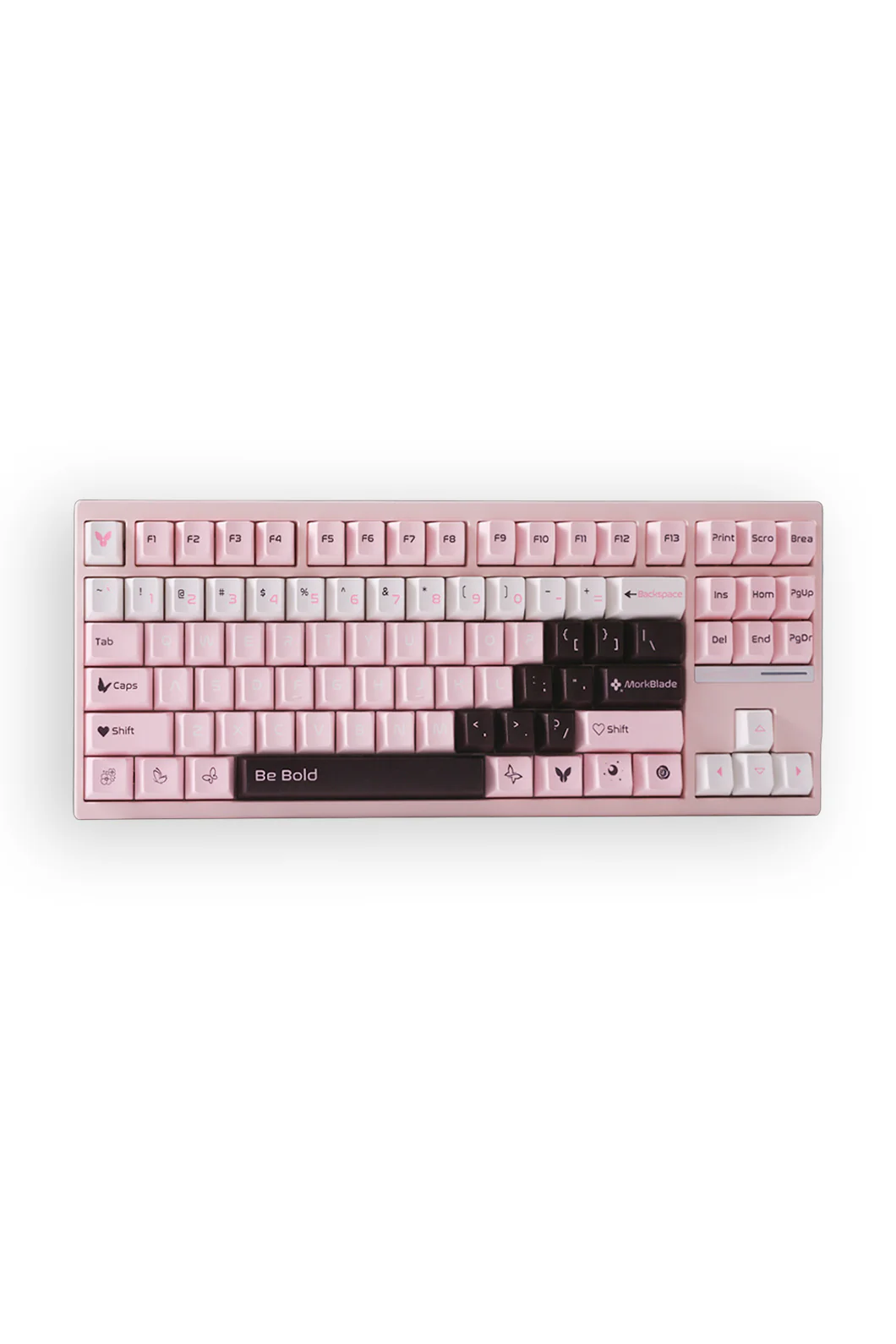 MORKBLADE Bold TKL HE Pink Butterfly Limited Edition Hall Effect Gaming Keyboard - Image 3
