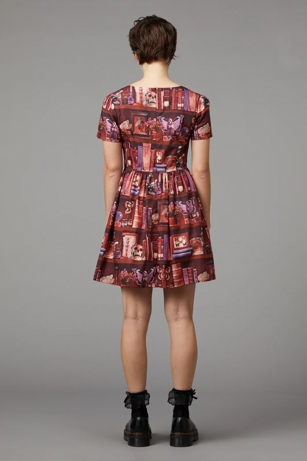 Bookish Print Dress - Image 5