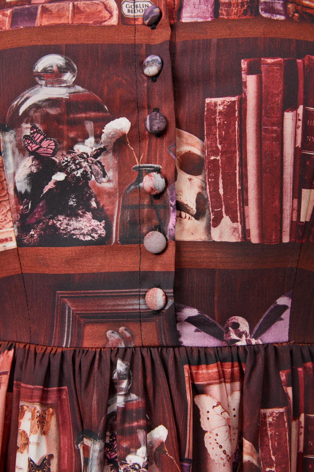 Bookish Print Dress - Image 6