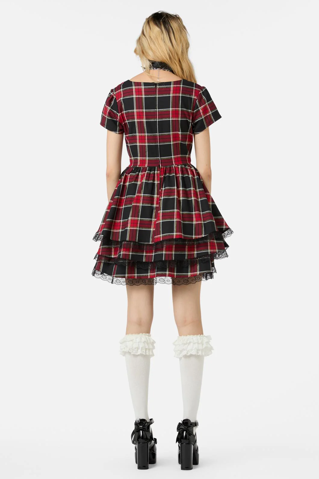 Boundless Tartan Dress - Image 7