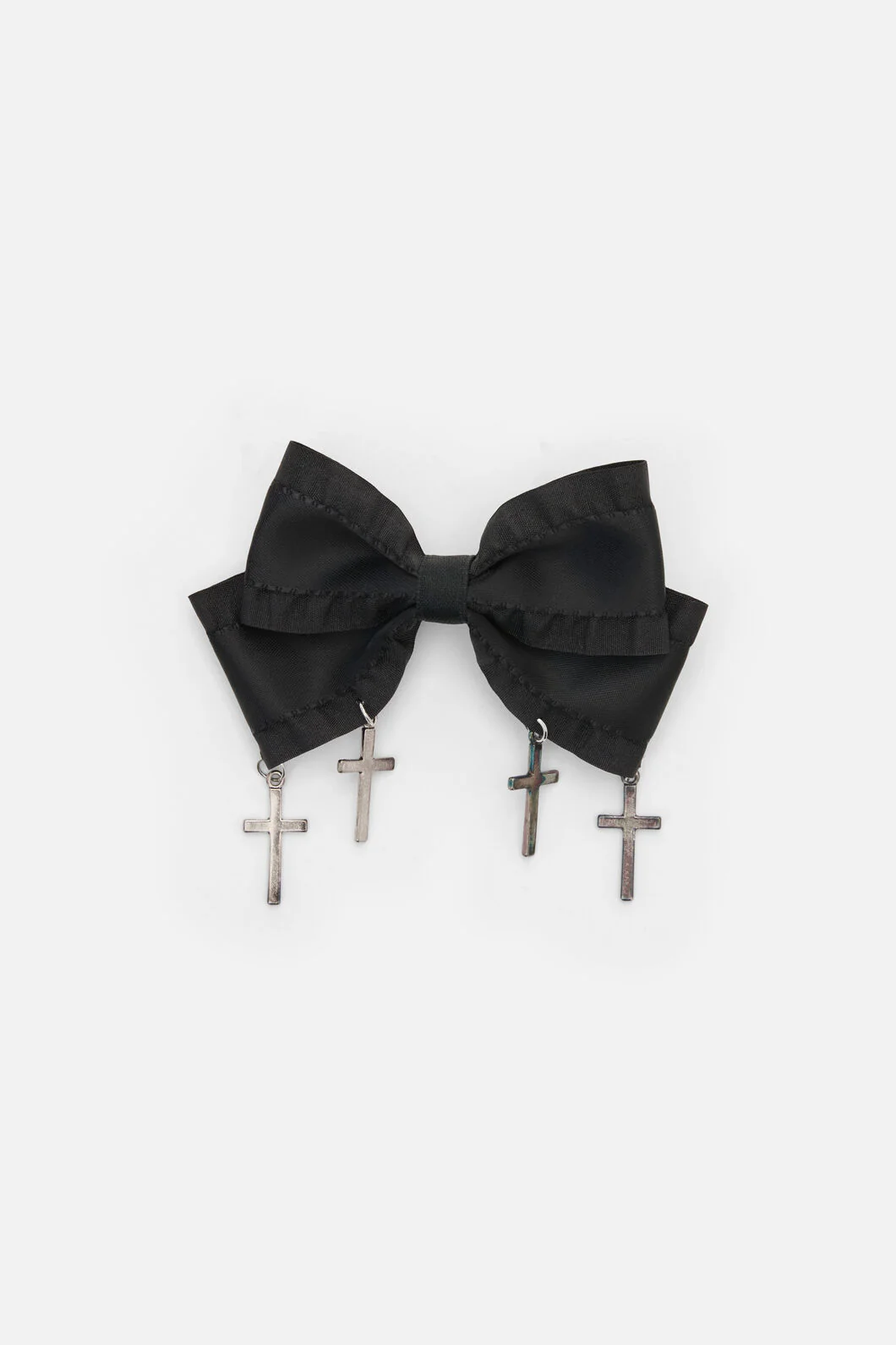 Bow Cross Slide Hair Clip - Image 2