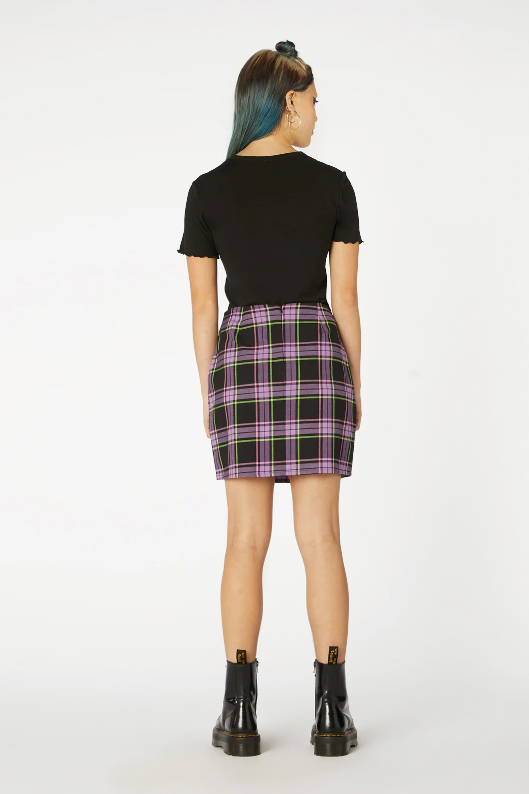 Bright Tartan Skirt - Image 4