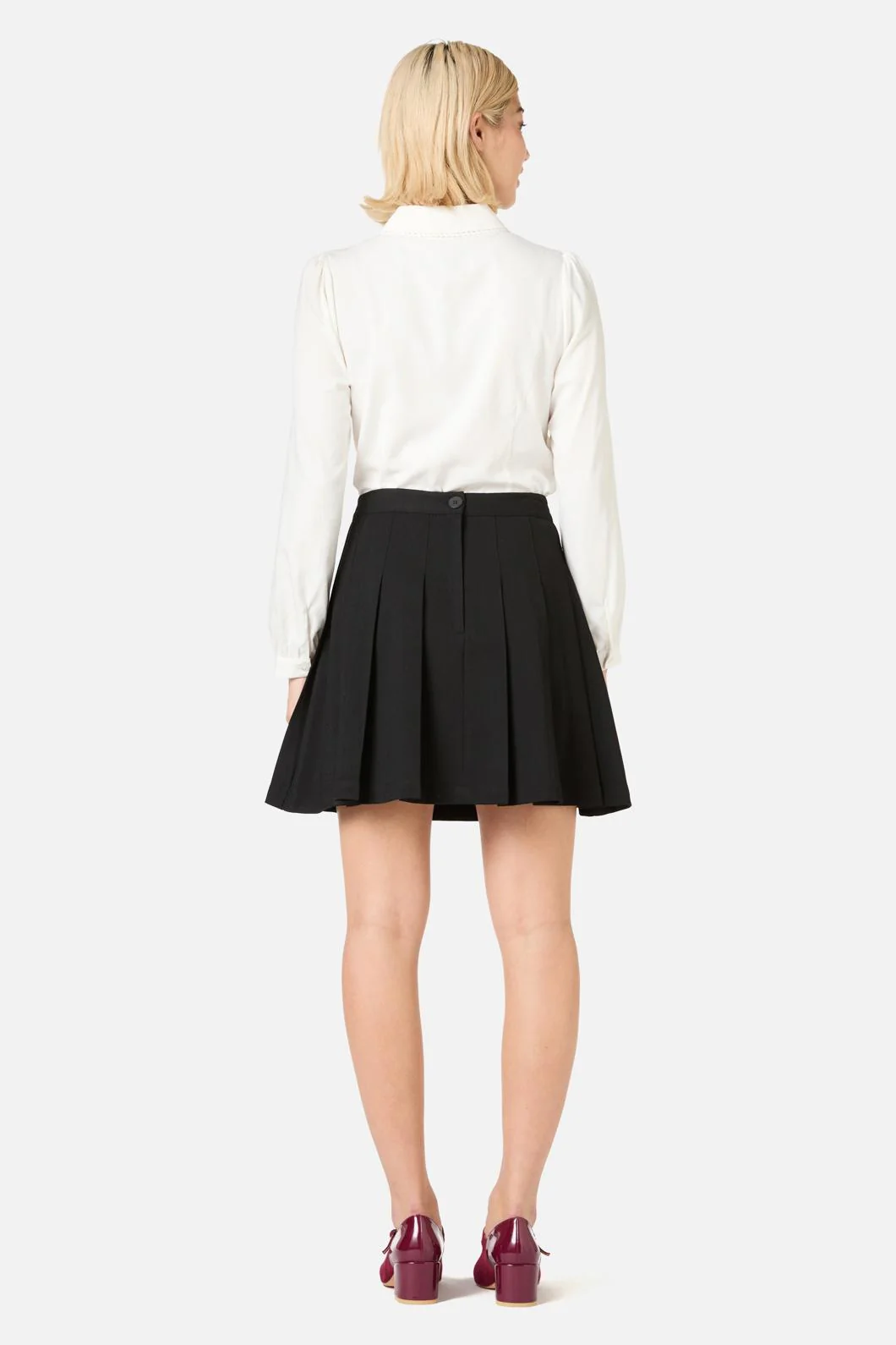 Briony Pleated Mini Skirt - Image 4