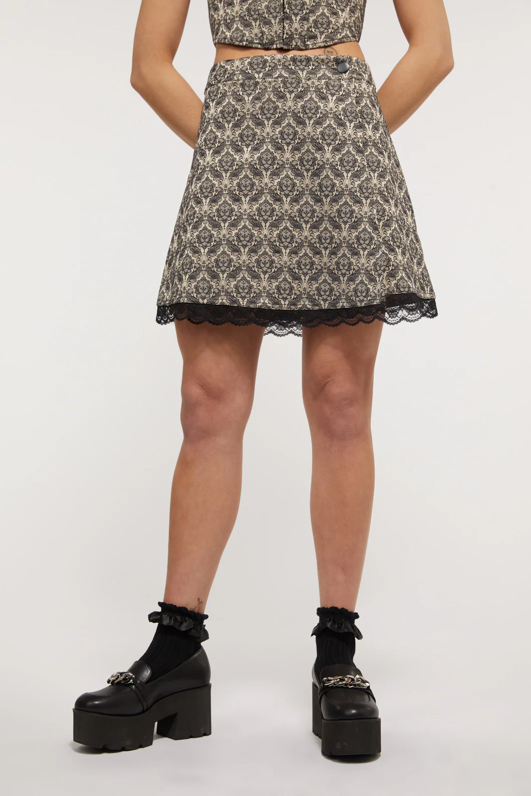 Brocade Lita Lace Skirt - Image 6