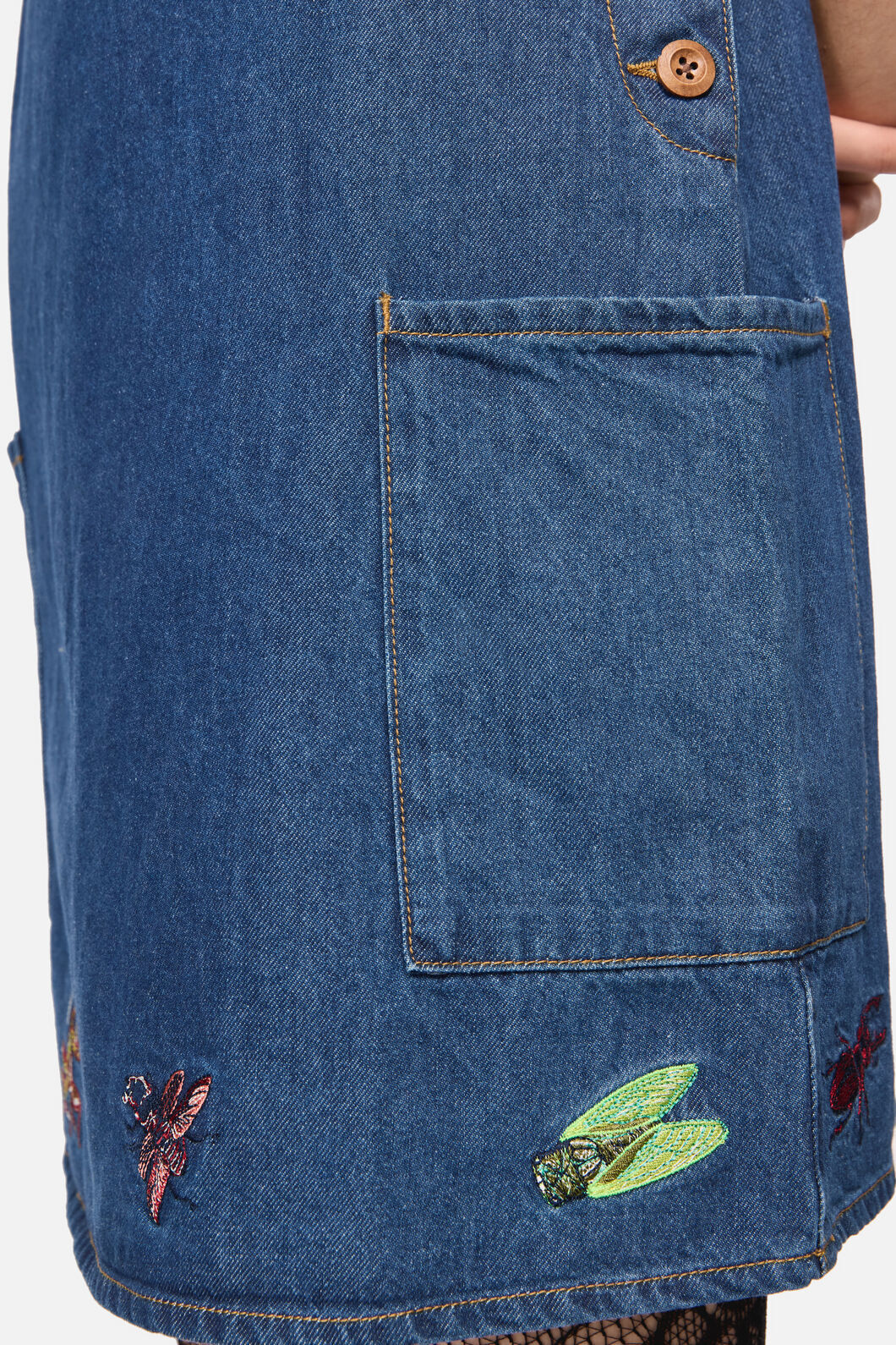 Bugs Galore Embroidered Pinafore - Image 5