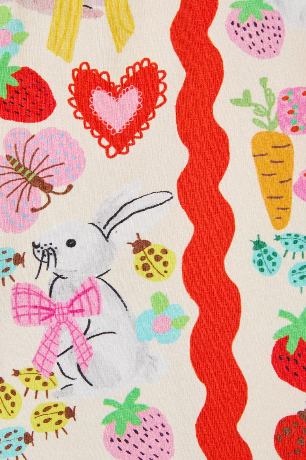 Bunny Stripe Kids Legging - Image 3