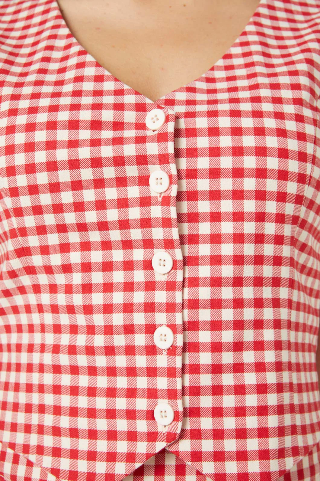 Callie Check Vest - Image 12