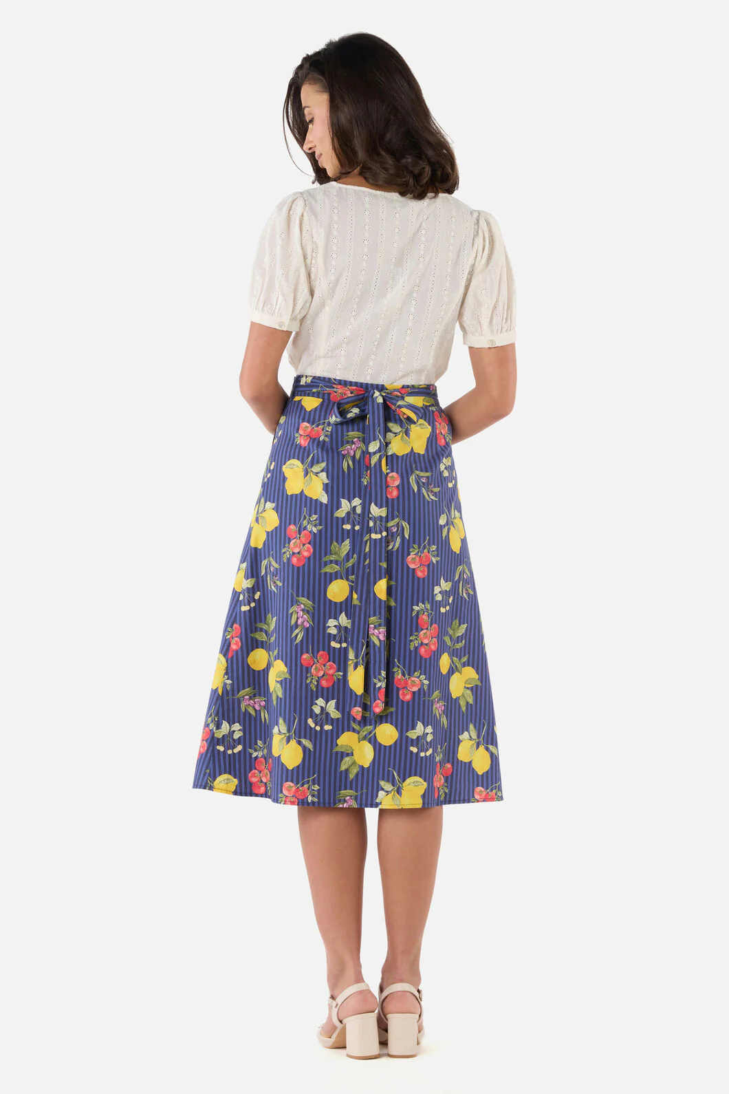 Carla Picnic Midi Wrap Skirt - Image 4