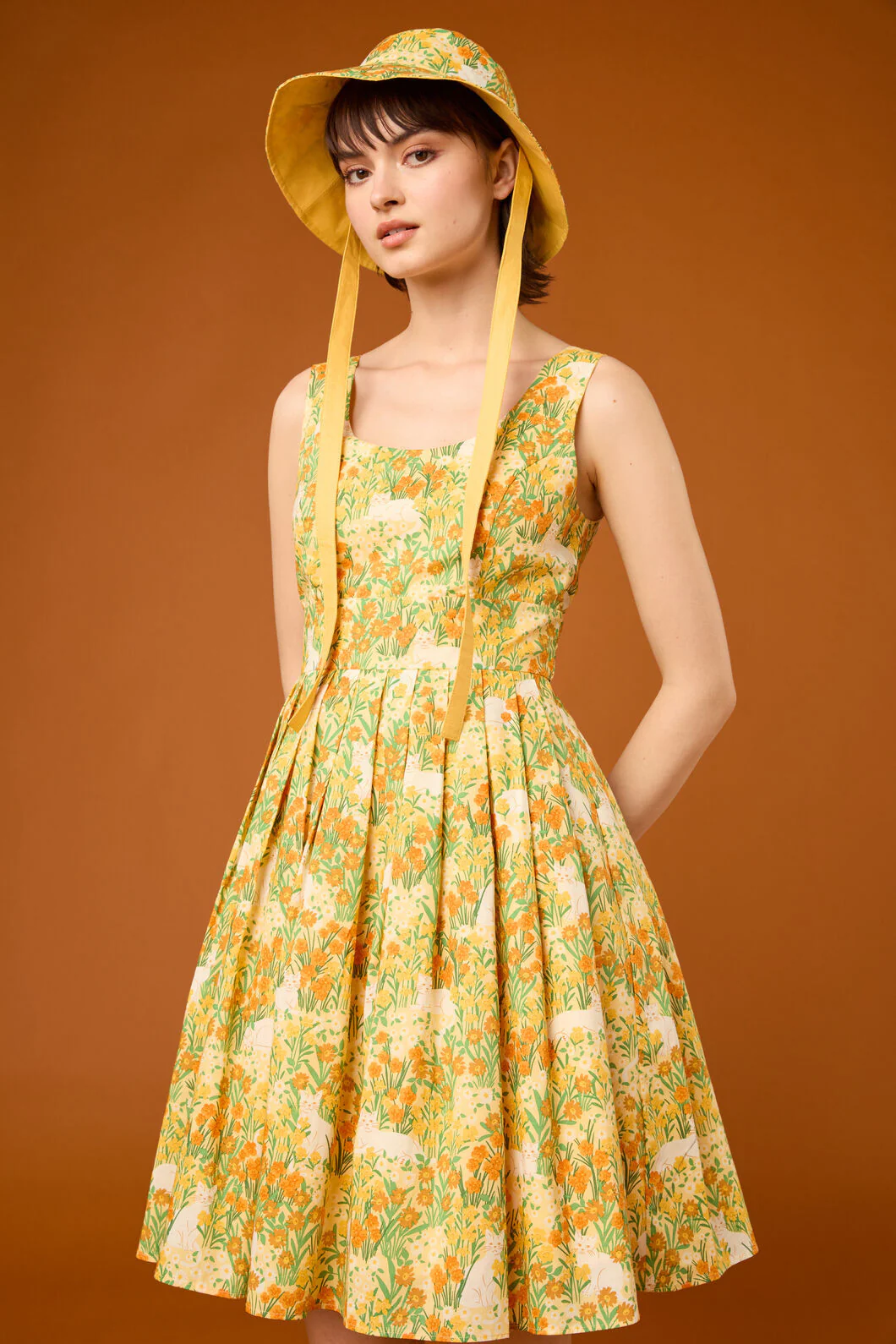 Cat & Flora Reversible Hat - Image 2