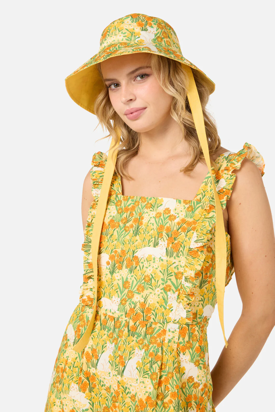 Cat & Flora Reversible Hat - Image 4