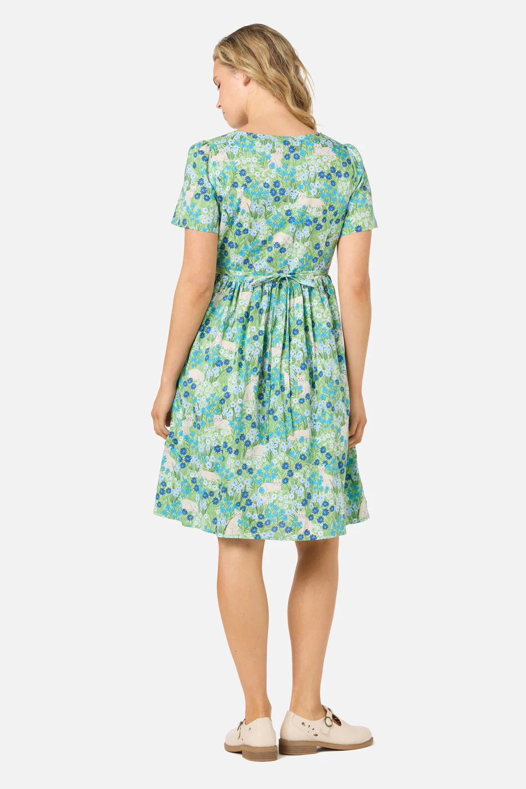 Cat & Flora Short Sleeve Dress - Image 4