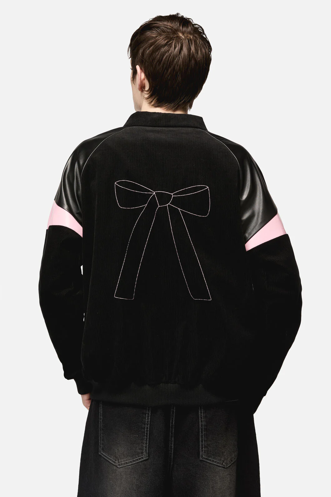 Catkins Chord Panel Bomber Jacket - Image 3