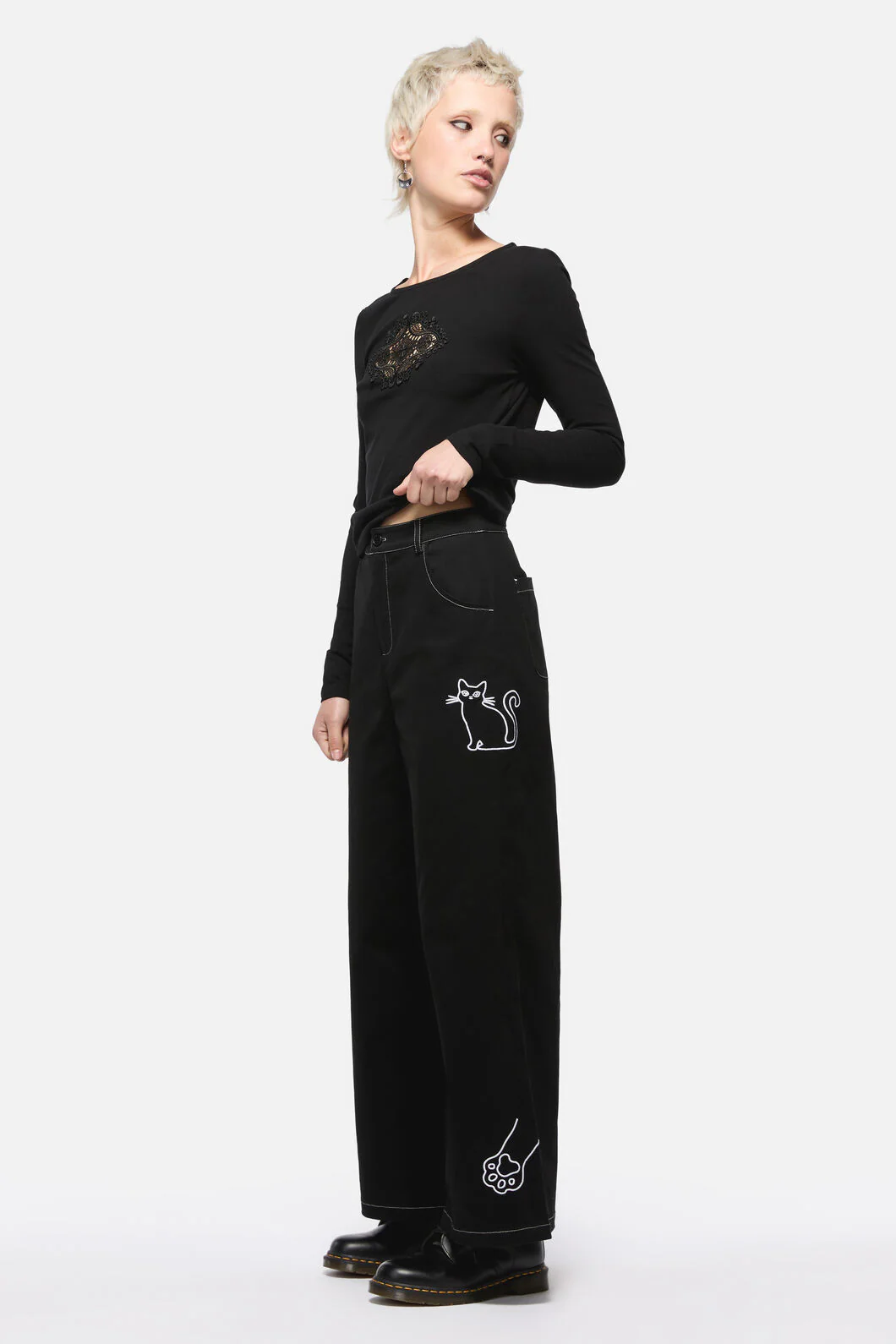 Catkins Emb Pants - Image 3