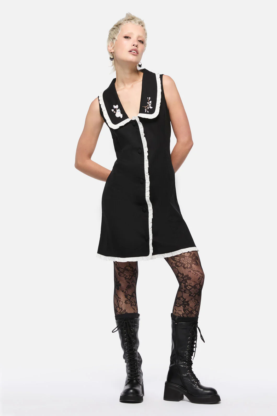 Catkins Ruffle Pinny - Image 3