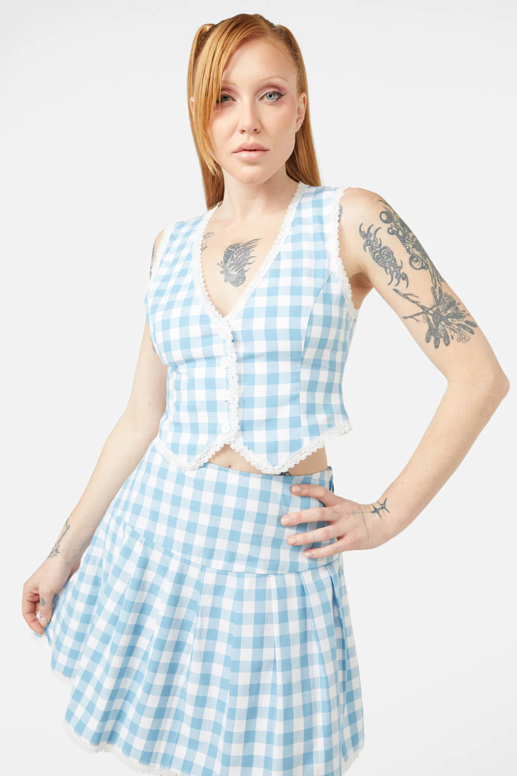 Catrina Gingham Vest - Image 2