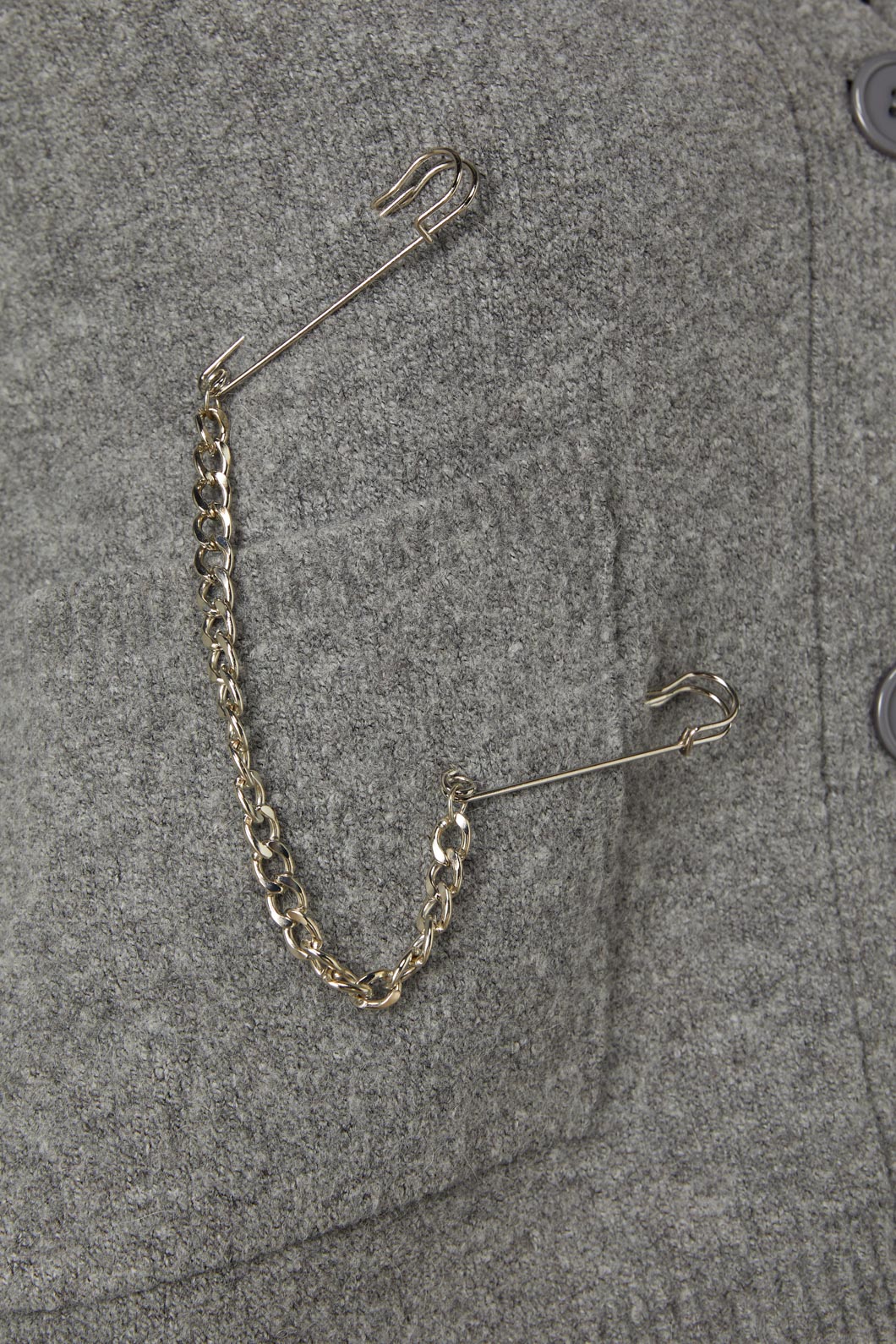 Chin Detail Goth Cardigan - Image 5