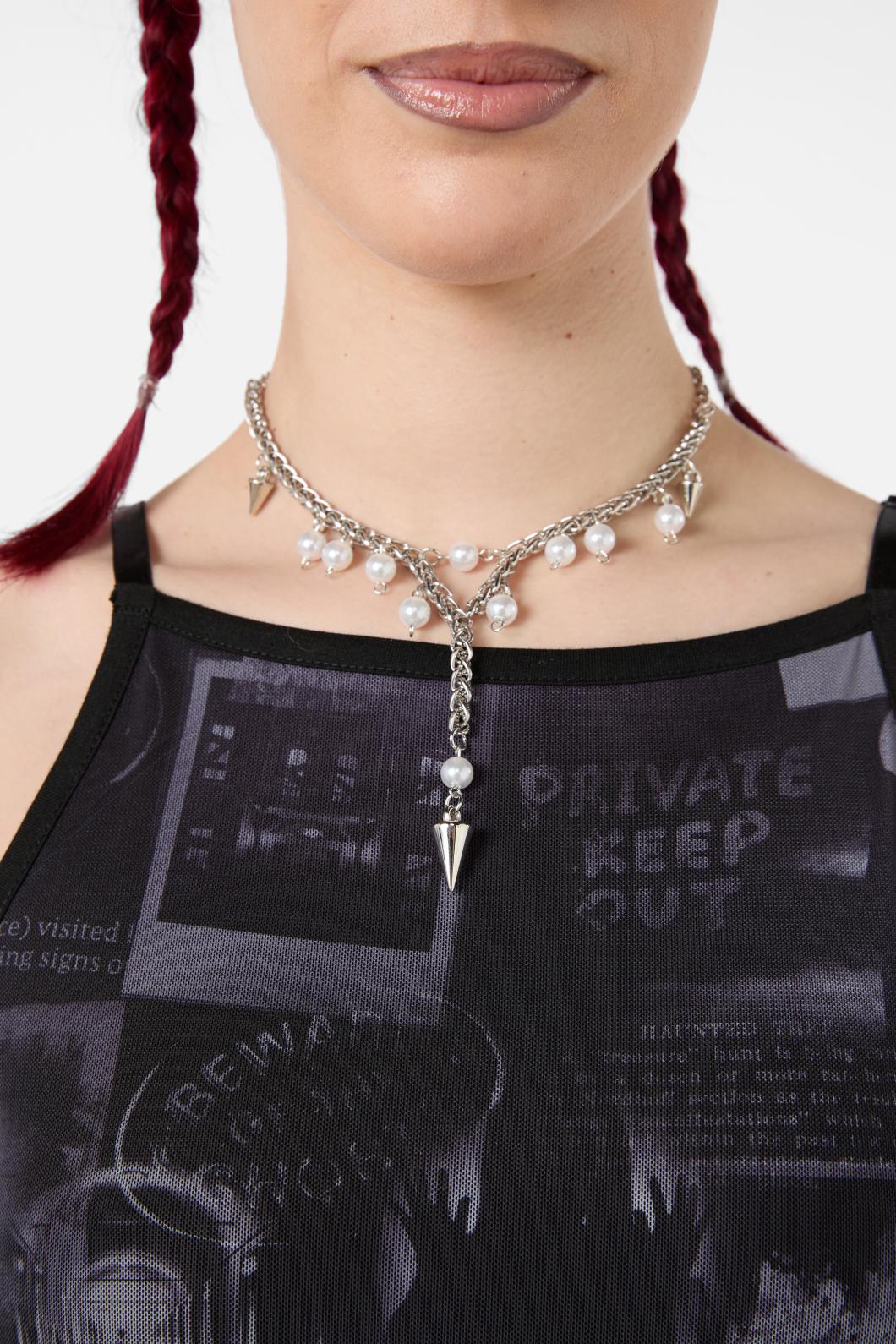 Chainlink Drop Necklace - Image 4