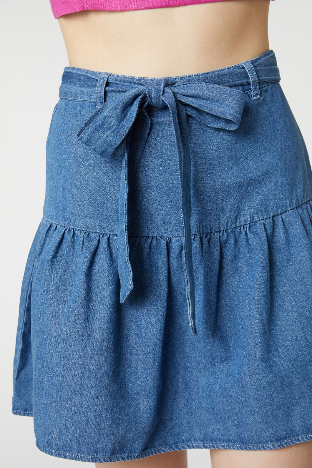 Chambray Flippy Skirt - Image 5