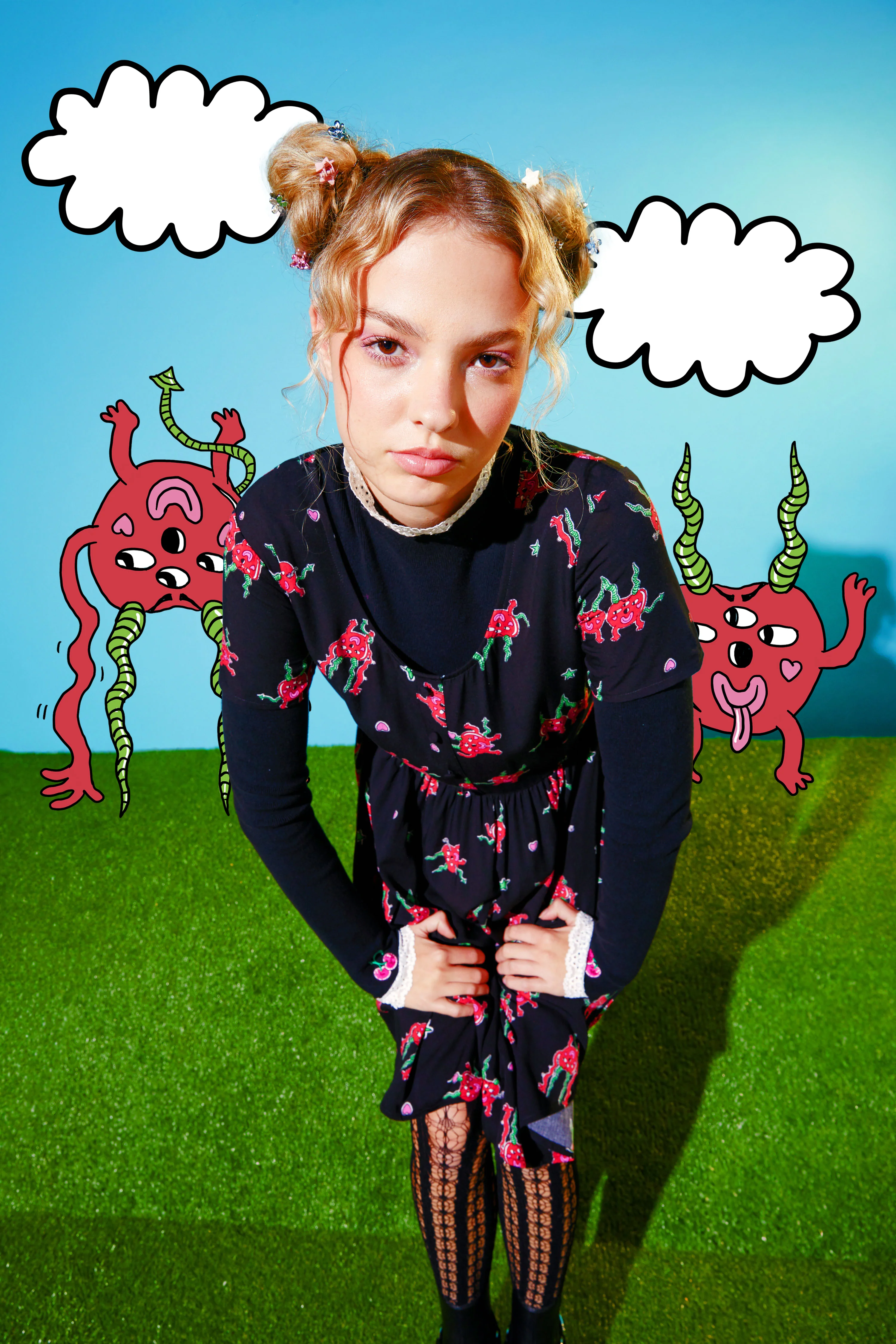 Cheeky Cherries Printed Dress - Image 2