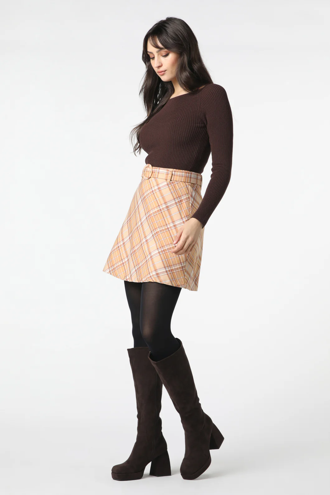 Chelsea Check Skirt - Image 3